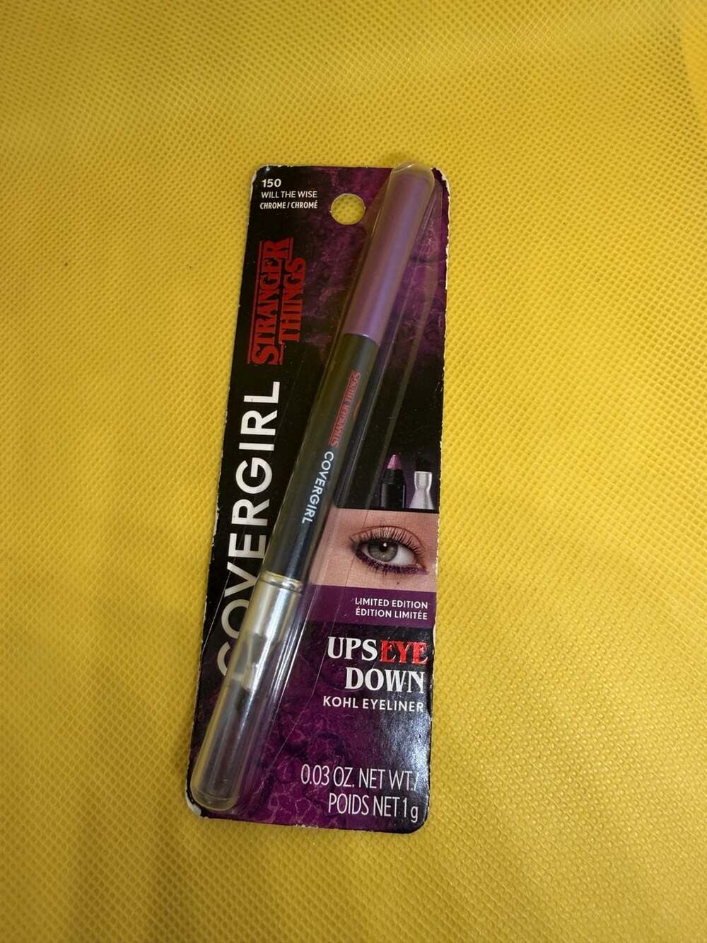 CoverGirl x Stranger Things UpsEYE Down Kohl Eyeliner 150 Will the Wise Chrome